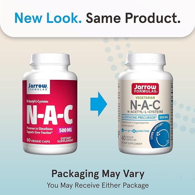 Jarrow Formulas N-A-C 500 mg 60 Servings 4)