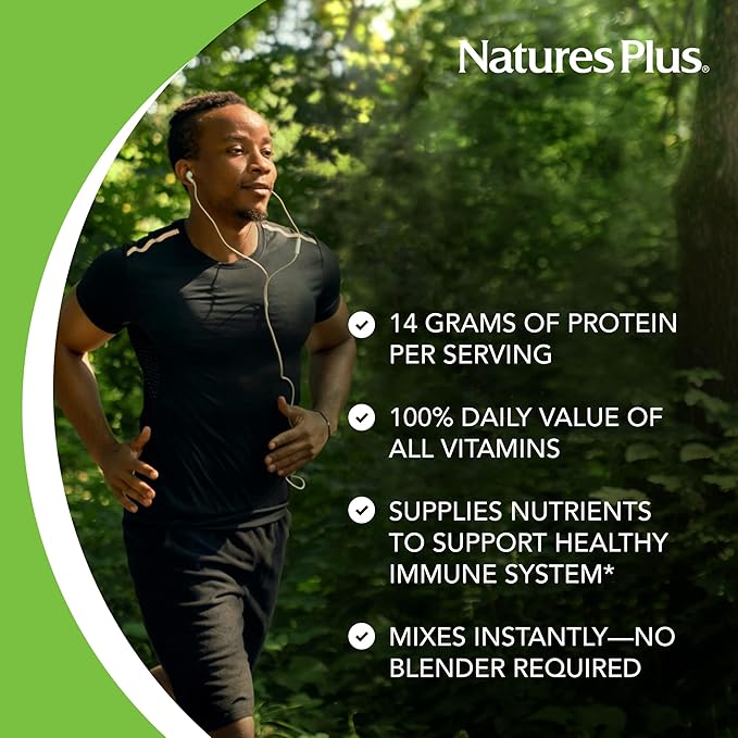 Natures Plus SPIRU-TEIN Simply Natural, Original Vanilla 0.81 lb 16 Total