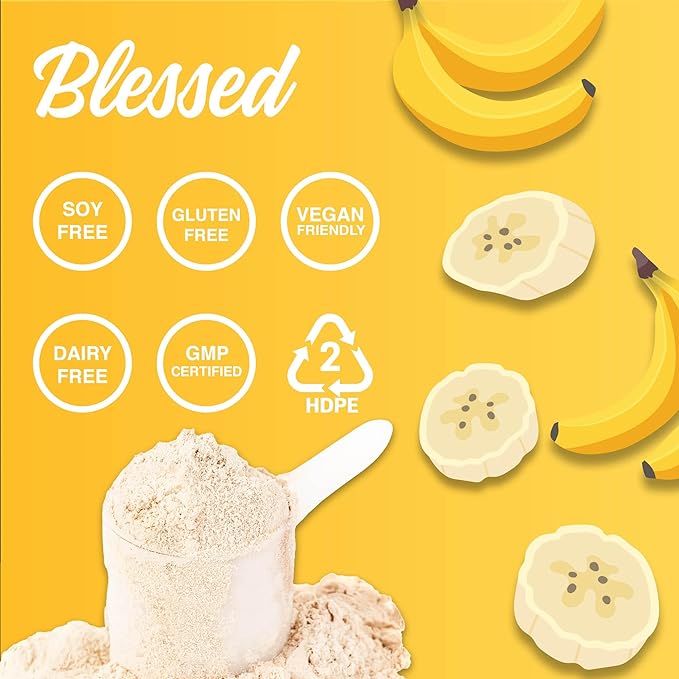 BLESSED Vegan Protein Powder 23g of 30 Servings