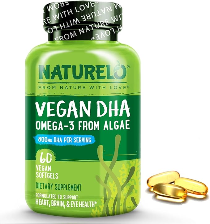 NATURELO Vegan DHA 3 Oil 60 Softgels