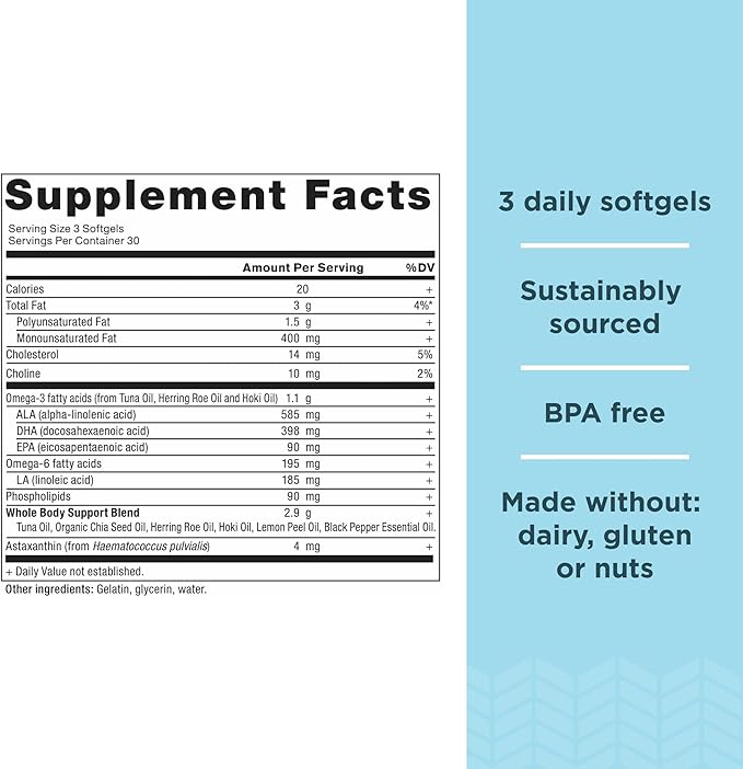 Ancient Nutrition Ancient Omegas Whole Body 90 Capsules