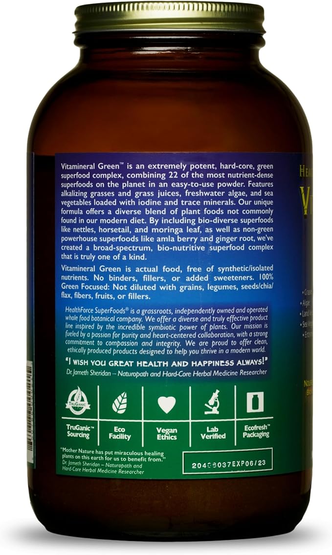 HEALTHFORCE SUPERFOODS Vitamineral Green 500 Grams 2)