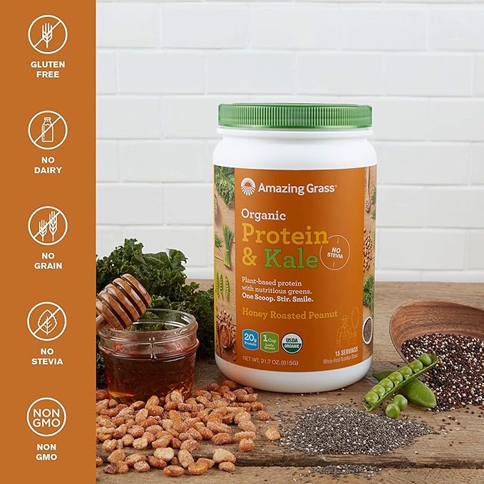 Amazing Grass | Protein & Kale 1 Cup 20g Protein 615g