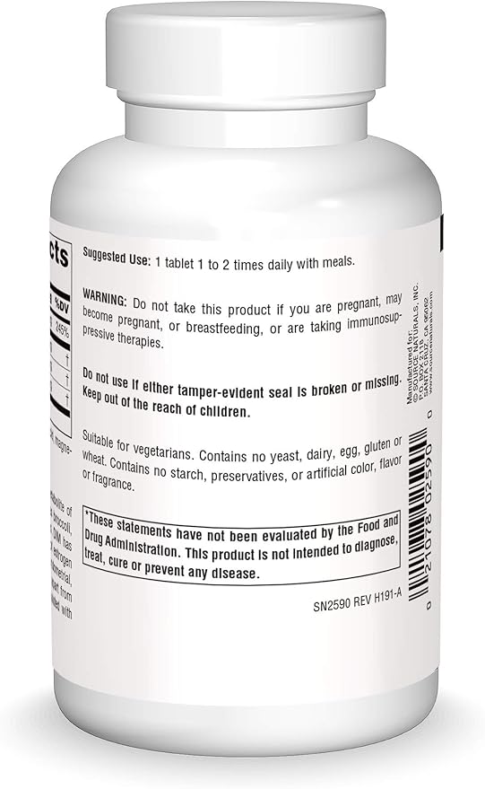 Source Naturals DIM, Diindolylmethane 200mg 120 Tablets