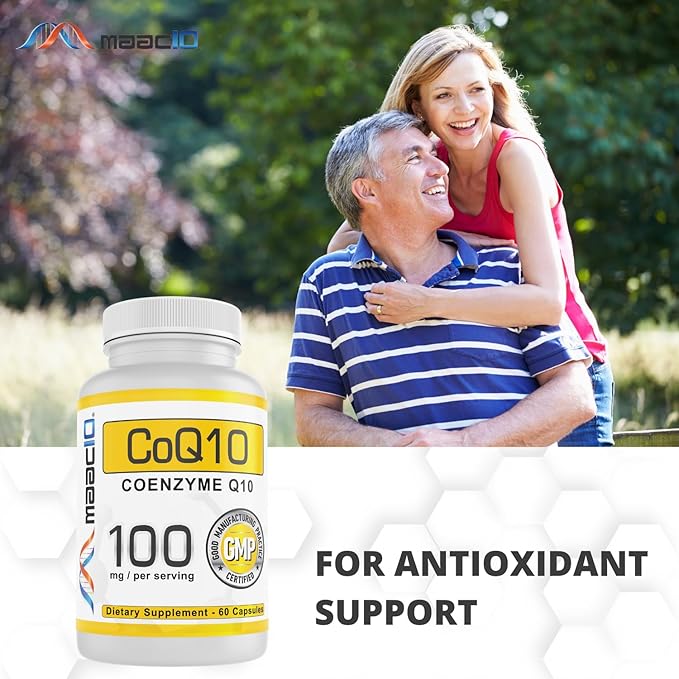 MAAC10 100mg CoQ10 (60 Capsules) Q10 for (60 Day