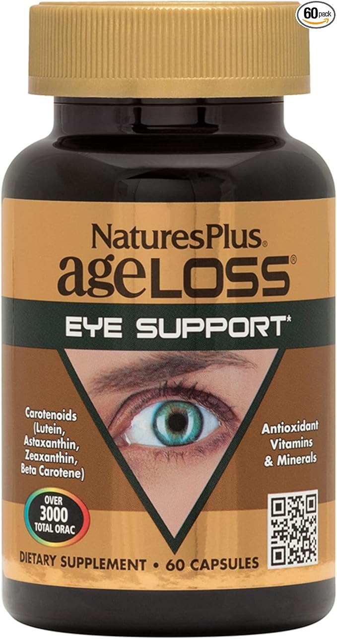 Natures Plus AgeLoss Eye Support 60 Capsules 30 Servings