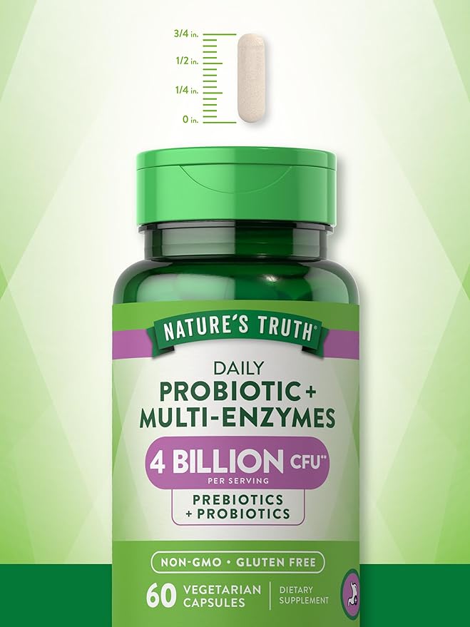 Nature's Truth Probiotics with Enzymes 60 Capsules