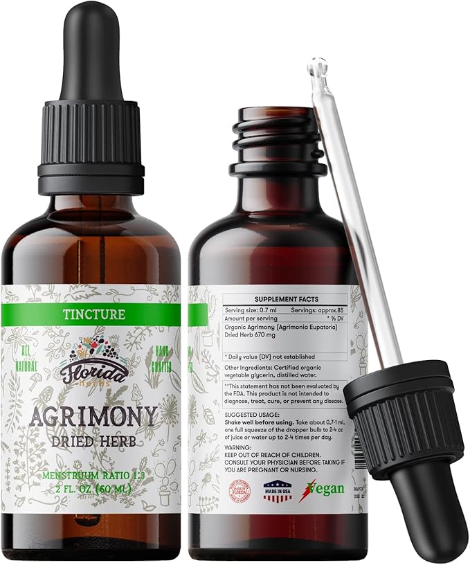 Agrimony Tincture, Organic Agrimony Extract (Agrimonia