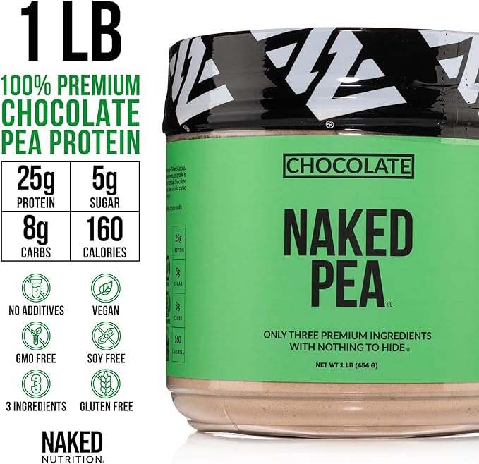 Chocolate Pea Protein Isolate from North 3 Ingredients, 1LB