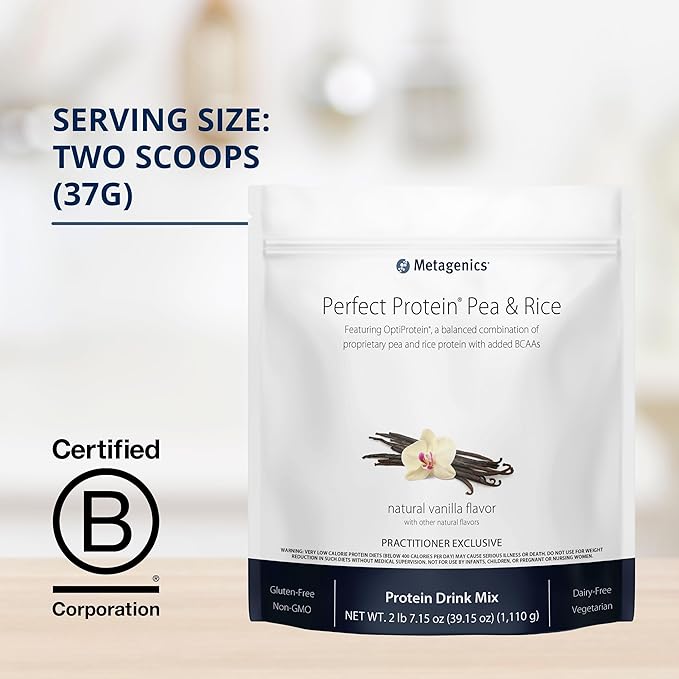 Metagenics Perfect Protein Pea & Rice 20 g 30 Servings