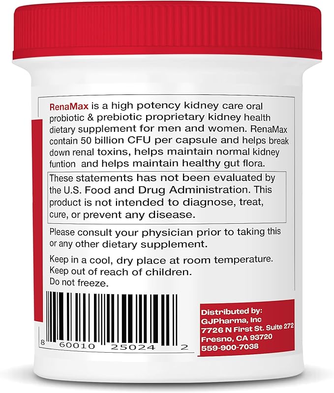 Capsule Kidney Restores & Kidney Care Supplement 50 Billion (90 Capsules)