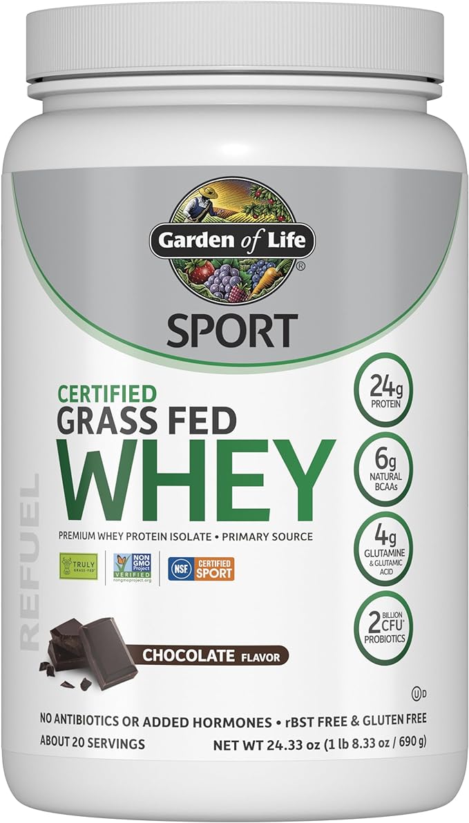Garden of Life Sport Whey Protein 24g Protein, 20 Servings