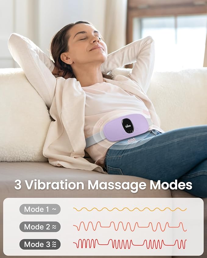 iDOO Portable Heating Pad, FSA HSA 3 Heat 3 Massage