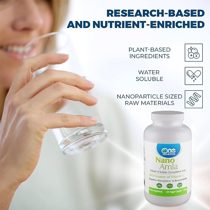Nano Amla 500 mg, Phyllanthus Emblica 120 Veggie