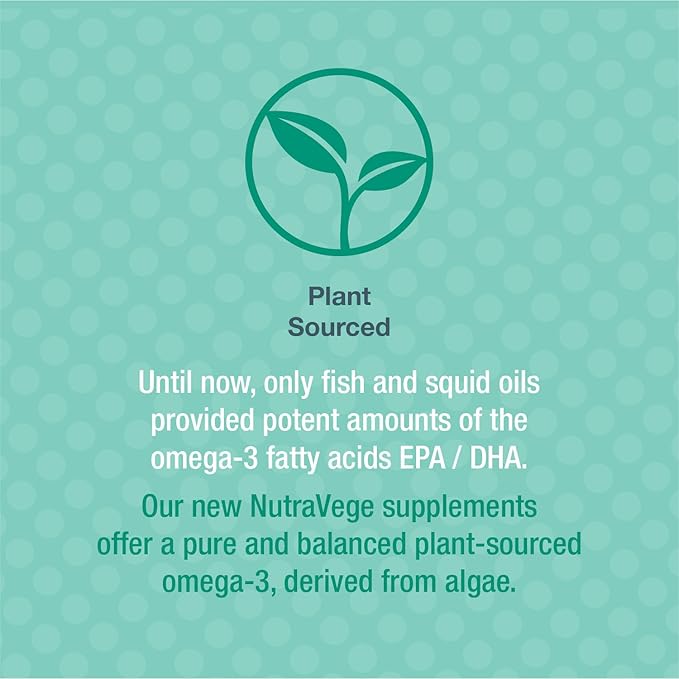 Nature's Way NutraVege Plant Based Omega-3, 30 Vegan