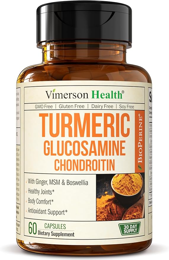 Turmeric & Glucosamine Chondroitin Joint Support 60 Capsules