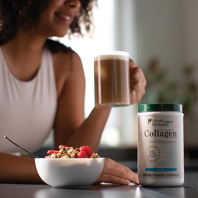 Great Lakes Wellness Collagen Peptides Powder 10 oz