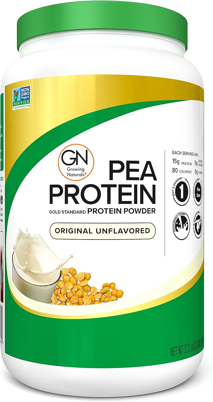 Raw Pea Protein Powder, Vegan Plant 2 Pound 1)