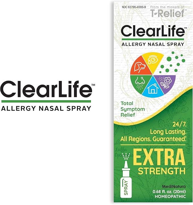 ClearLife Allergy Relief Nasal Spray 0.68 Ounce