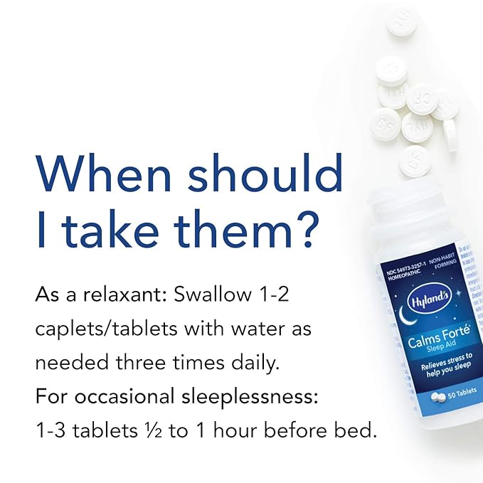 Hyland's Calms Forte' Sleep Aid Tablets, 50 Count