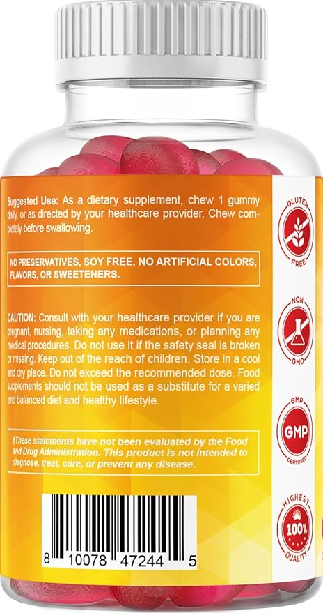 Vitamatic Sugar Free Vitamin D3-120 Pectin Based Gummies - Great Taste - Healthy Bones, Mood & Immune System Function - Non-GMO - 120 Servings (1000 IU)