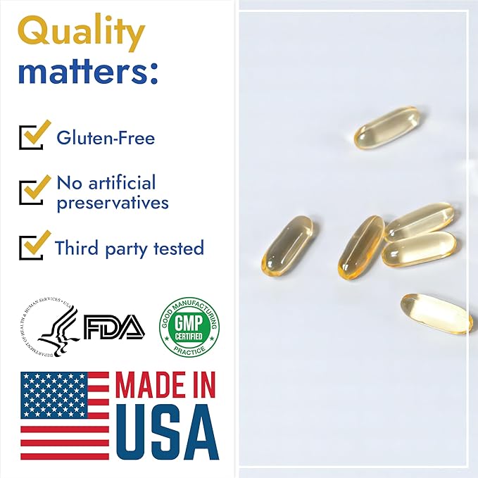 Carson Life DHA EPA Omega 3 3 Supplement 60 Softgels