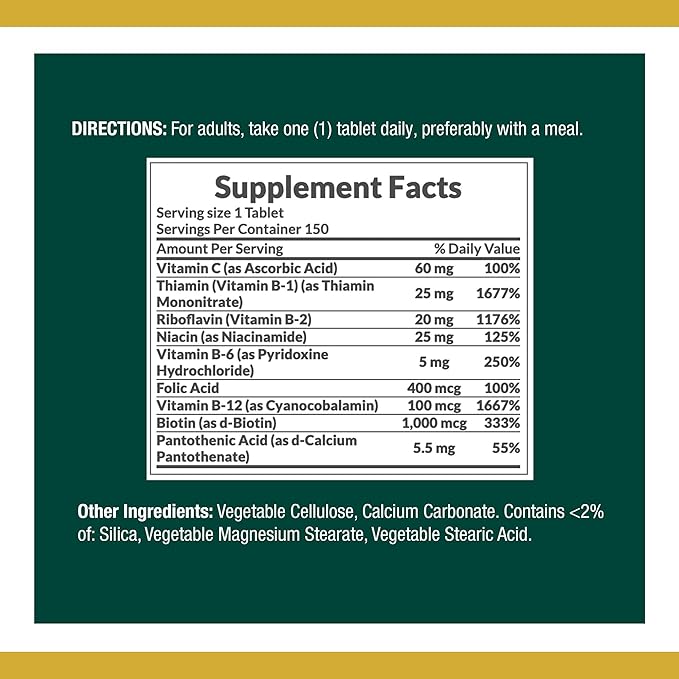 Nature's Bounty Super B Complex 150 ct, 2
