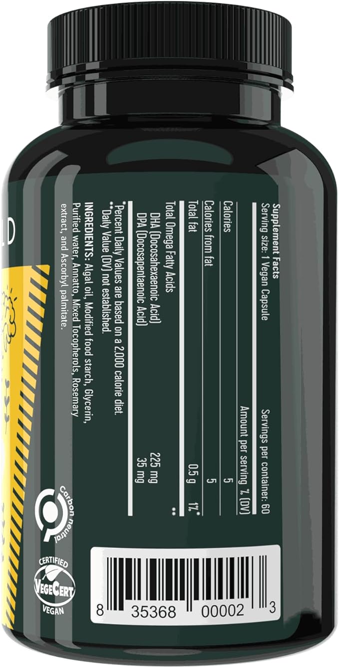 Freshfield Vegan Omega 3 DHA: Sustainably