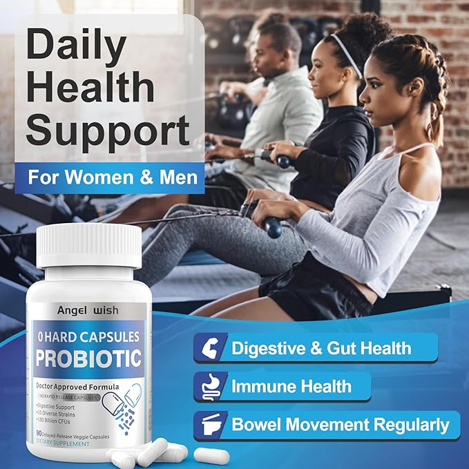Prebiotics-Probiotics Nutritional-Supplements Women-Men 90Count 180 Billion