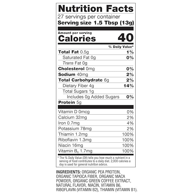 BetterBody Foods Organic Energy Blend, Plant-Based 12.7 Ounces