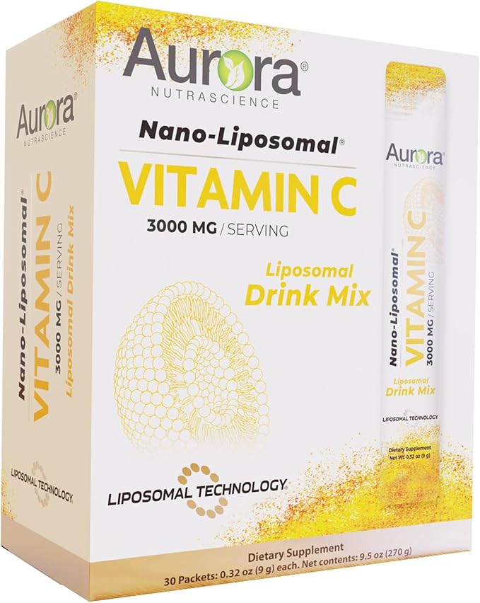 Aurora Nutrascience, Nano-Liposomal Vitamin C, Vitamin 3,000 mg