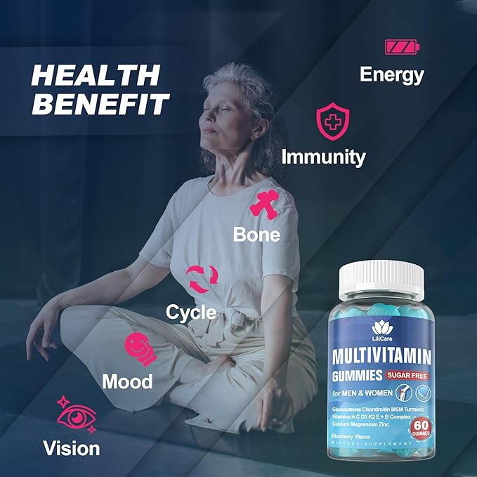 Multivitamin for Women 50+ & Men, D3 K2 K2 &