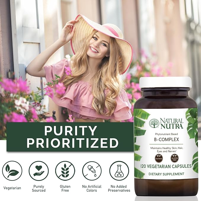 Natural Nutra Vitamin B Complex 120 Vegetarian
