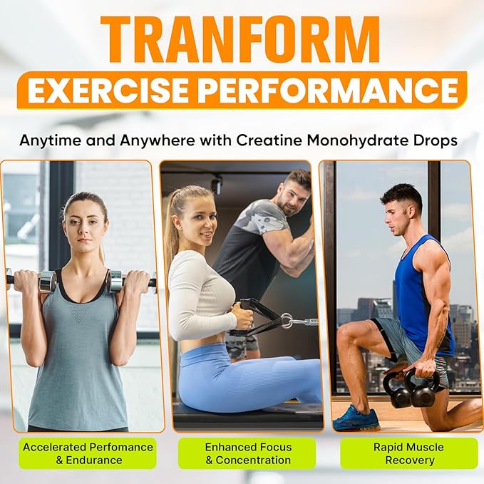 Creatine Monohydrate 3000mg, Creatine for Muscle Mass, Strength, Endurance - Creatine for Women and Men with Hydrolyzed Collagen & Trehalose, 8 Packs(Lemon Flavor)