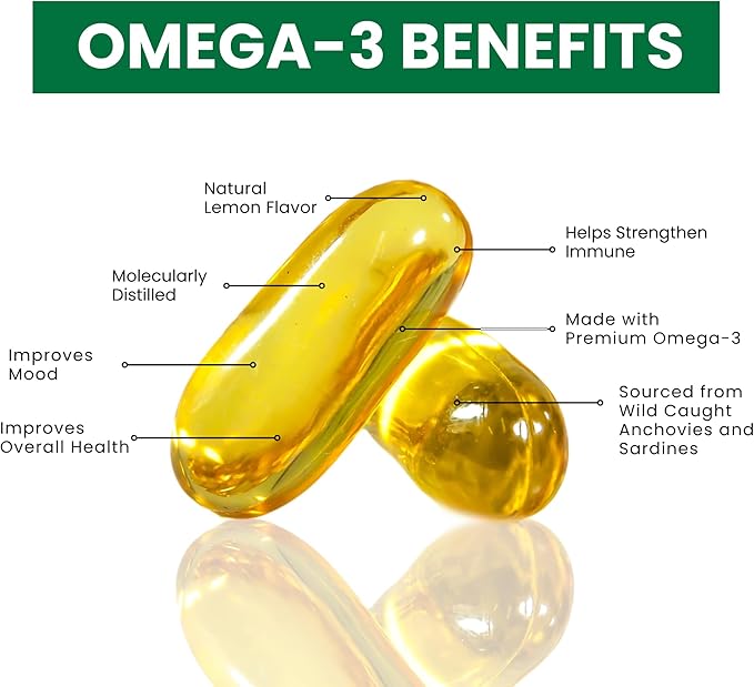 Zaytun Halal Fish Oil 1200mg Omega 3, Premium 4 Months
