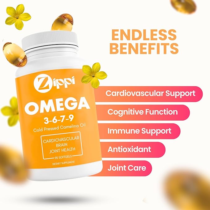 Omega 3-6-7-9 Camelina Softgels 3-6-7-9 Fatty (2 Pack)