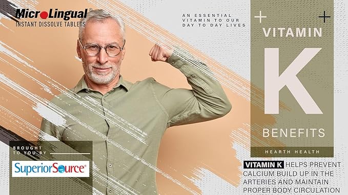 Superior Source Vitamin K1 500mcg