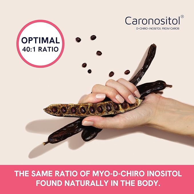 Myo-Inositol & D-Chiro Inositol for Hormone Balance for Women | Ovarian Health & Menstrual Cycle Support | Ideal 40:1 Ratio, Myoinositol 2000mg & D Chiro 50mg | Ovarian Support Vitamins | 120 Ct.