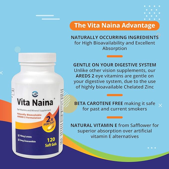 Vita Naina (120 SoftGels) AREDS2 Eye 2mg) |