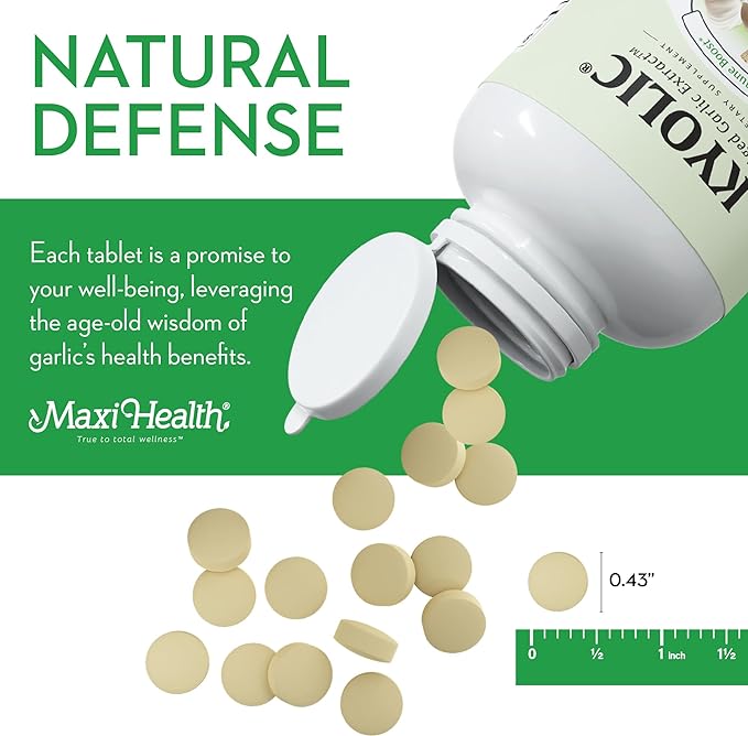 Maxi Health Kyolic Organic Garlic Supplement (360 Count)