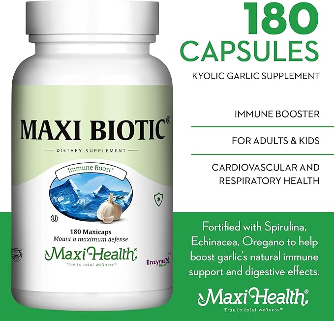 Maxi Health - Maxi Biotic Aged (180 Count)