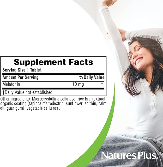 Natures Plus Melatonin 10 mg 90 Fast-Acting 90 Servings