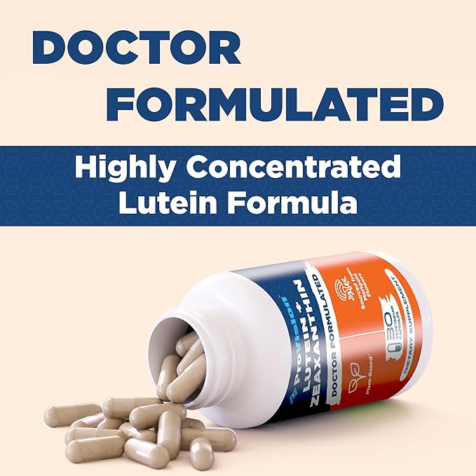 ProVision Lutein & Zeaxanthin Supplements Plant-Based 30 Capsules