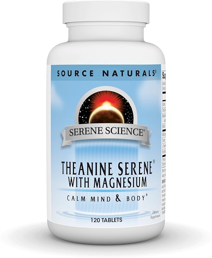 Source Naturals Serene Science L-Theanine 120 Tablets