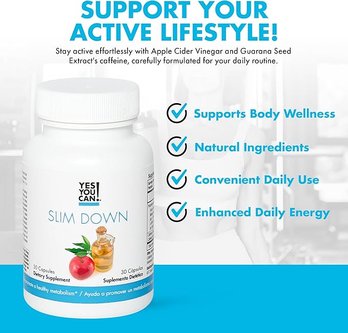 Yes You Can! Slim Down Dietary Supplements 30 Capsules/1 Capsules/1 Month