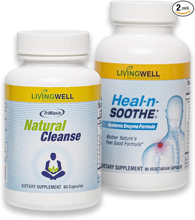 HEAL-N-SOOTHE Natural Cleanse Supplement Proteolytic Enzyme
