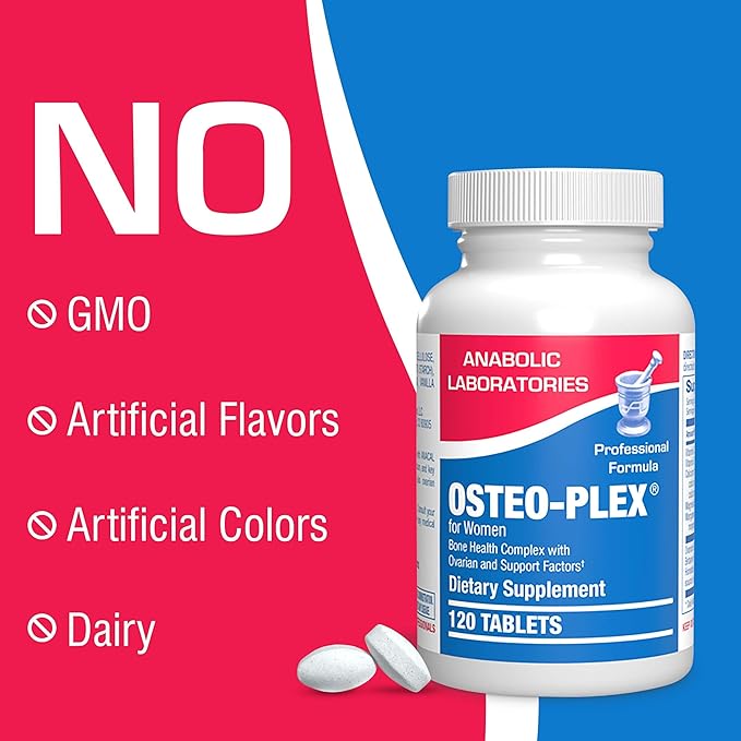 Anabolic Laboratories Osteo Plex for Women 120 Tablets D3, Vitamin D3 and