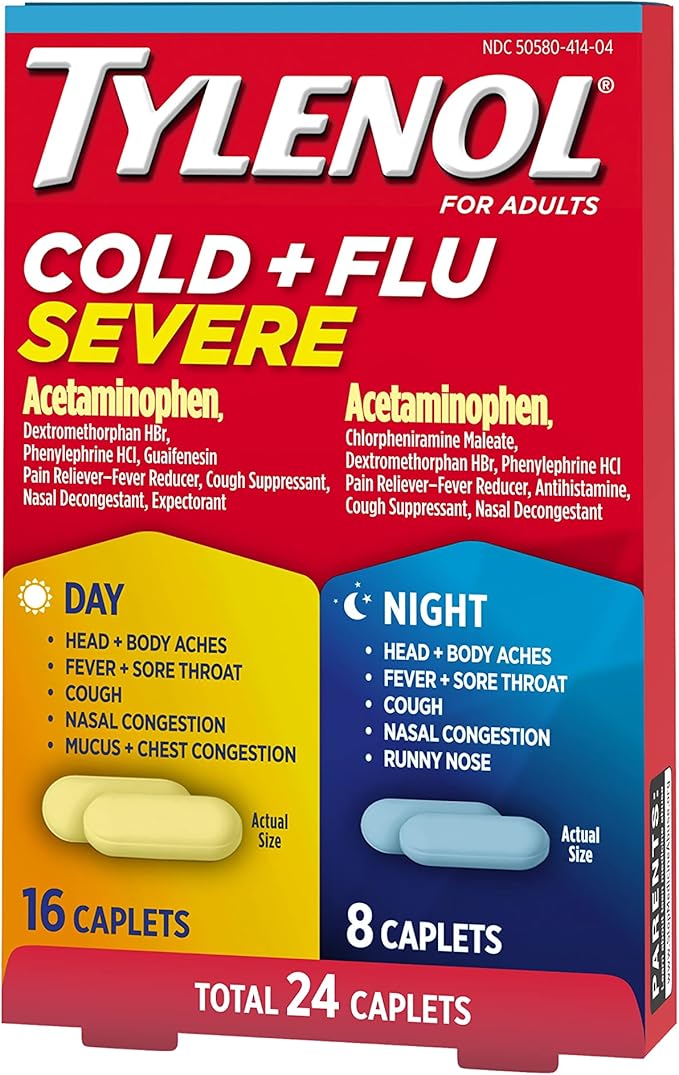 Tylenol Cold + Flu Severe Day 24 Count