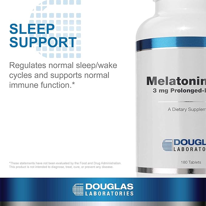 Douglas Laboratories Melatonin Prolonged Release 3 mg 180 Tablets