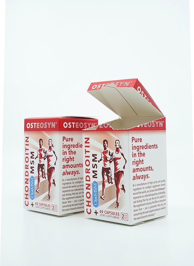 Synutra's 800 mg OptiMSM & 800 60 Capsules 30-Day Servings-2 Servings-2 Capsules